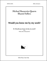 Would You Know Me by My Work? SSAA choral sheet music cover Thumbnail